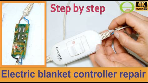 how to remove control box from electric blanket|how to remove wires from electric blanket.